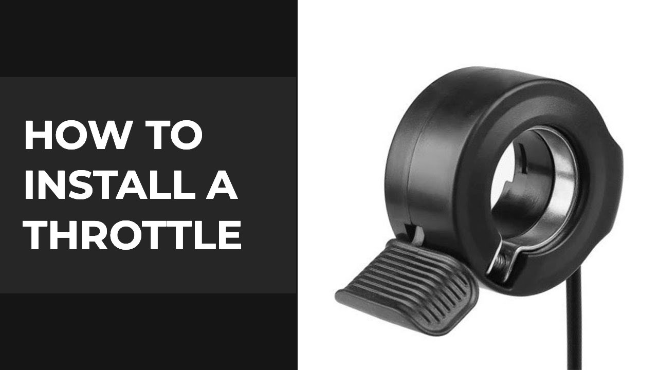How to install a throttle on Rize Fixie
