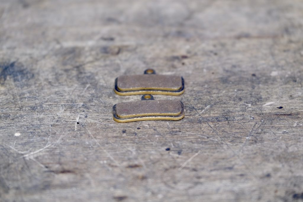 Shimano-compatible four-piston brake pads